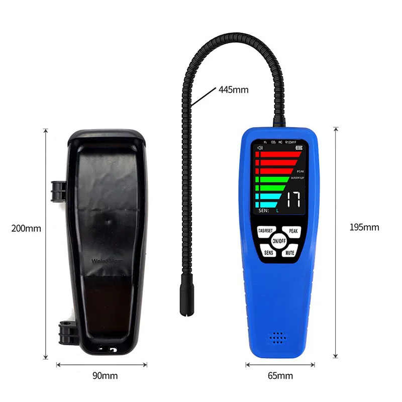 LD‑200 Handheld Heated Diode Refrigerant Leak Detector For Automotive Air Conditioning Freon Gas Leak Testing
