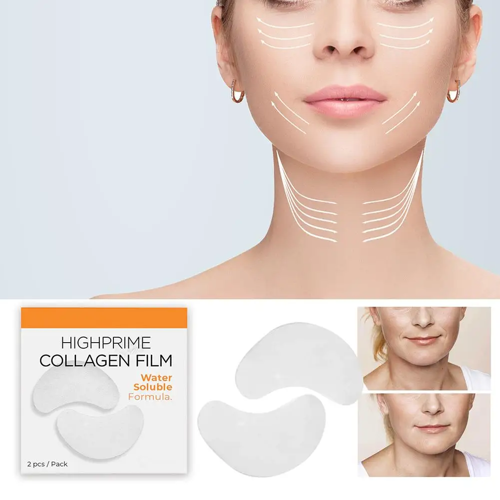 5Pairs Collagen Soluble Film Anti Aging Wrinkles Remove Dark Circles Nourish Mask Moisturizing Lift Firming Skin Care