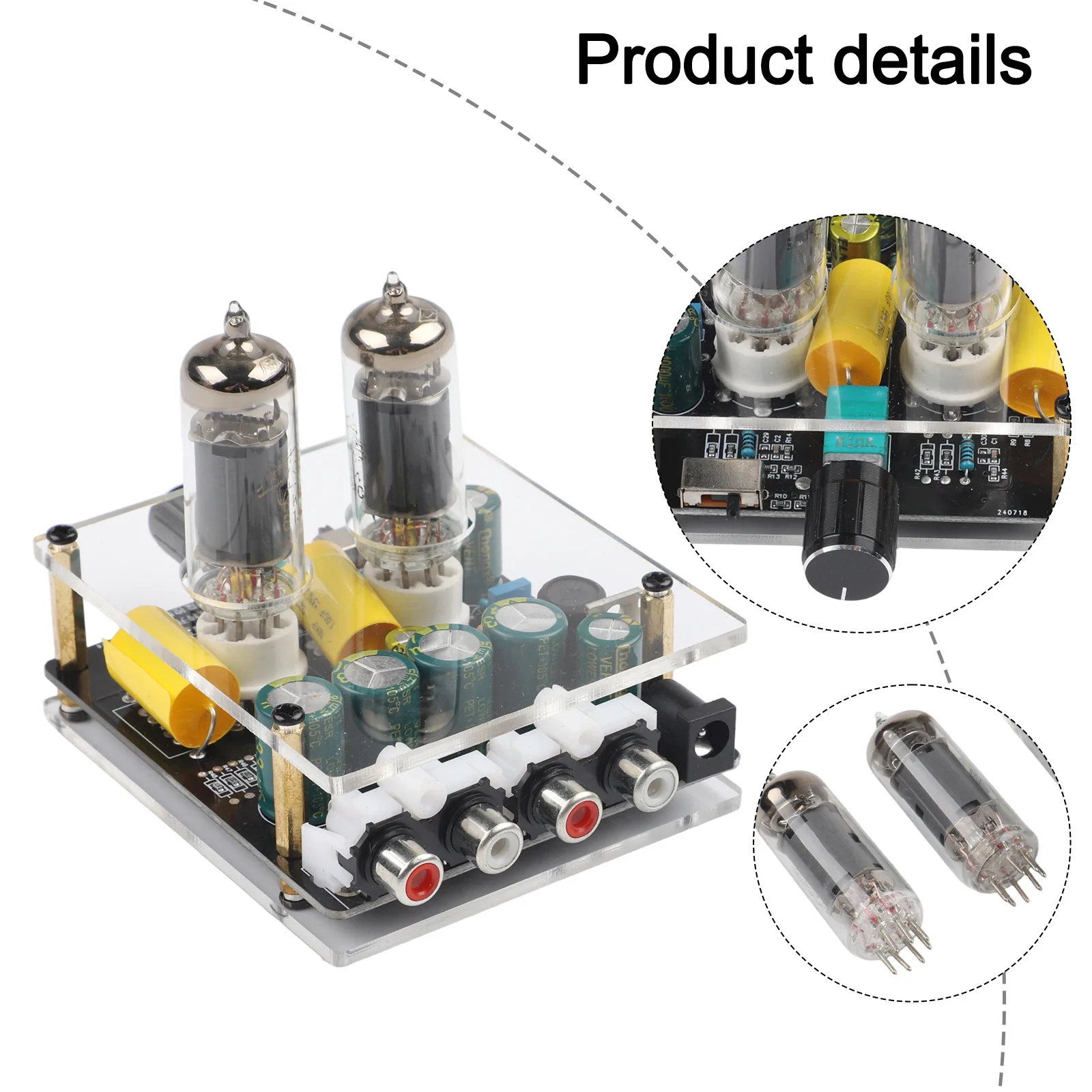 

6K4/6A2 Tube Preamplifier Tube Preamplifier Speaker Audio Home Theate Motor Controller Accessories