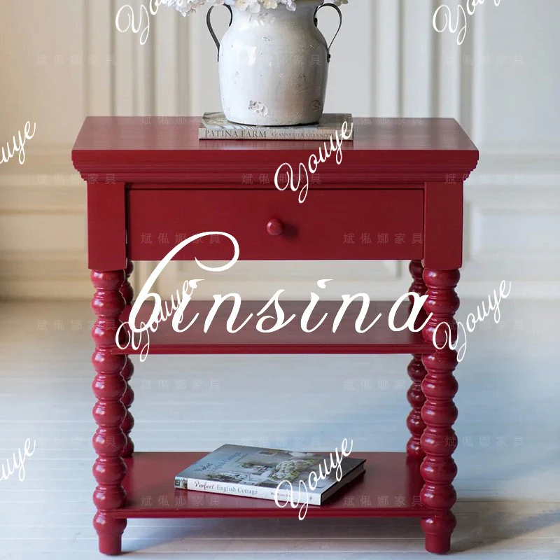 [المدينة الرجعية] سرير مفرد للأطفال/غرفة نوم رئيسية من الخشب الصلب الأحمر وسرير مزدوج/سرير فتاة جيدة للأولاد يمكن تخصيصها