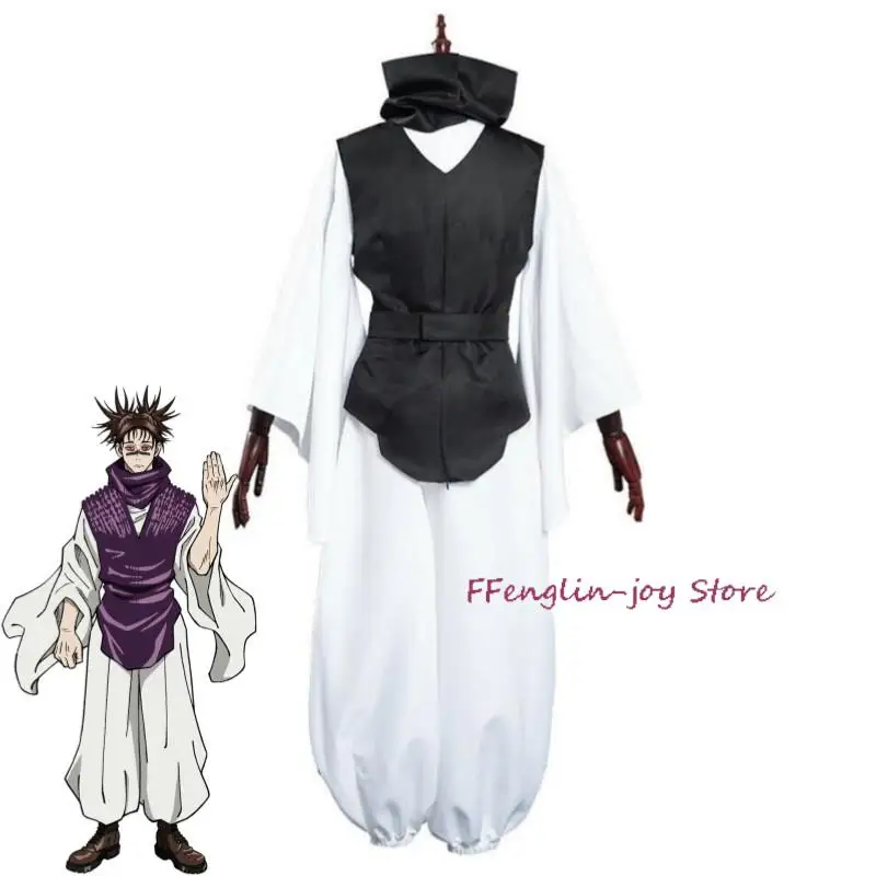 Anime Jujutsu Kaisen CHOSO Chōsō Cosplay Costume Wig Black Brown School Kimono Uniform Halloween Stage Performance Disguise Suit