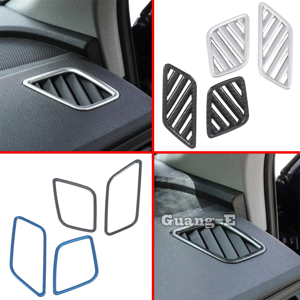 

Car Inner Garnish Cover Frame Lamp Trim Abs Chrome Front Air Conditioning Outlet Vent 2pcs For Audi Q5 Q5l 2018 2019 2020 2021