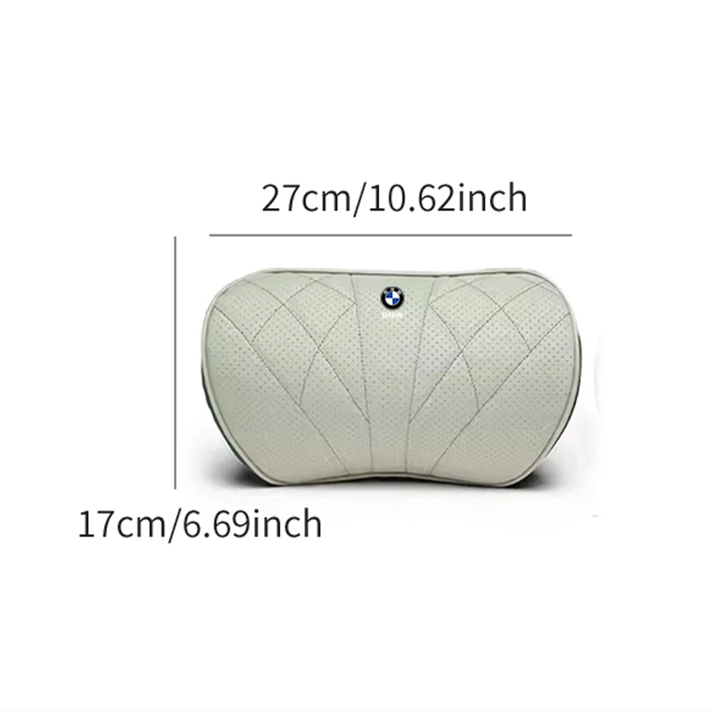 Memory Cotton Car Seat Covers Breathable Neck Pillow Lumbar Support For BMW M Performance M3 M5 M6 F01 F20 F10 F13 F15 F16 F30