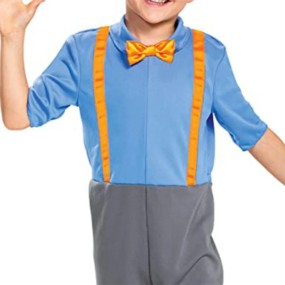 Engineer Teacher Cosplay Costume Blippiing Disguise Jumpsuits Kids English Programs Educational Halloween Carnival Party Clothes