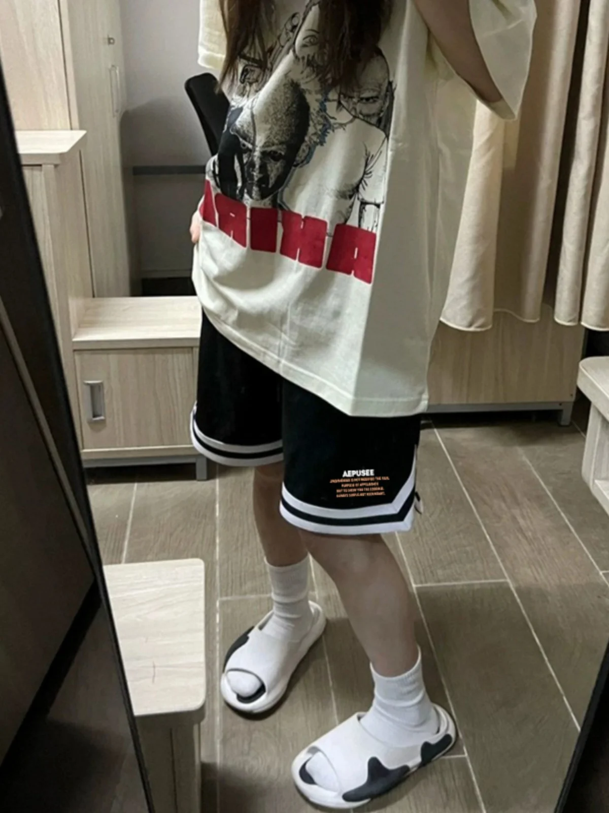 

Шорты для баскетбола из ледяного шелка: дышащие, быстросохнущие, легкие тренировочные брюки, свободный крой, летняя спортивная одежда для подростков