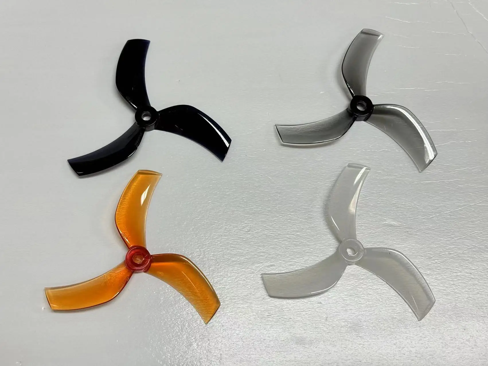 New 2Pairs Gemfan D90 Ducted 90mm-3 3-Blade PC Propeller for FPV Racing Freestyle 3.5inch Cinewhoop Ducted Drones Replacement Pa