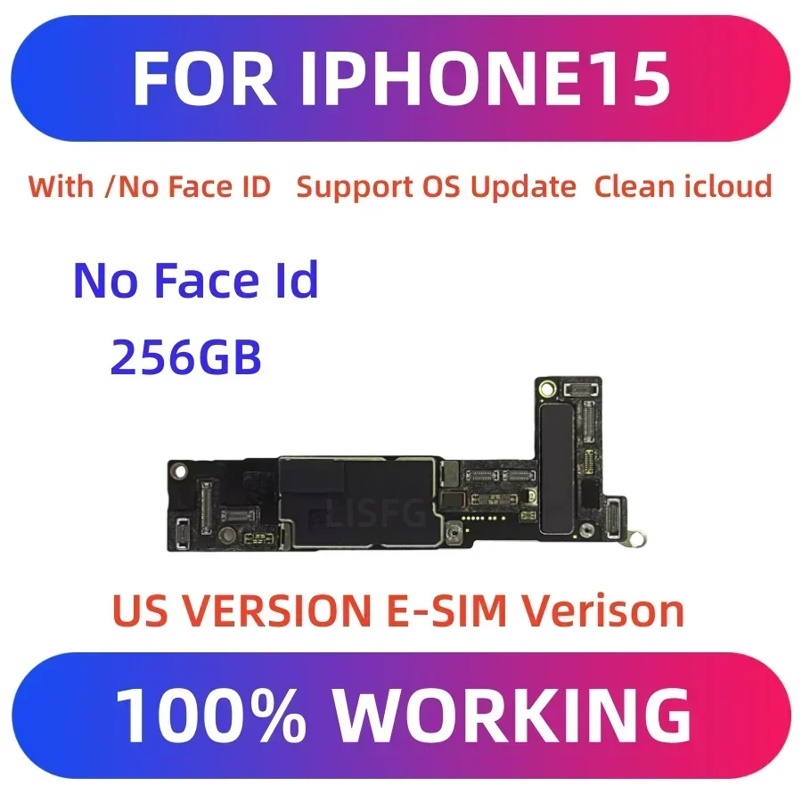 iPhone 15用完全動作確認済みマザーボード、Face IDロック解除済み