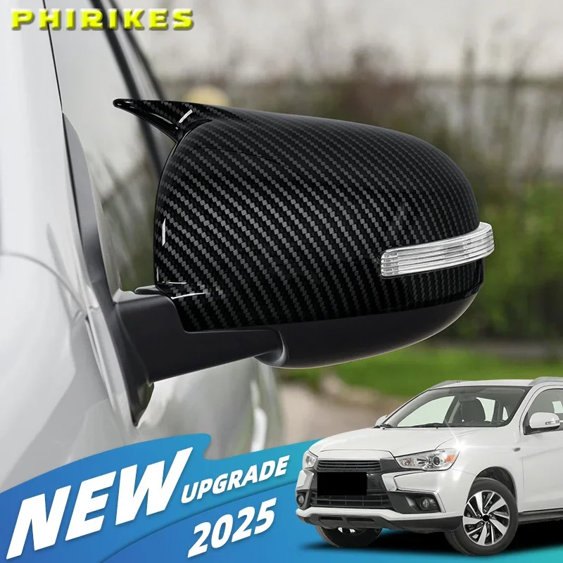 

Для Mitsubishi ASX Outlander 2013-2018: накладка на боковое зеркало заднего вида (в стиле OX Horn) с указателем поворота или без него.