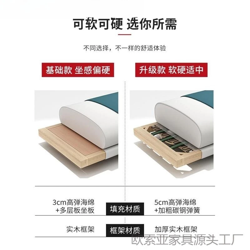 Divano letto personalizzabile pieghevole a doppio scopo piccolo appartamento ufficio semplice letto singolo pieghevole