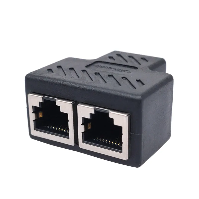 RJ45 Connector Network Extender Female to Female Ethernet Adapter Gigabit Interface Splitter Coupler for Internet Connection