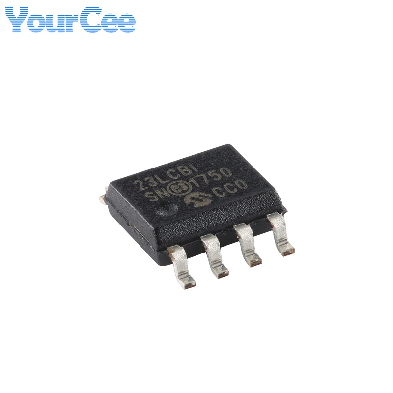 5Pcs/1pc 23LC1024-I/SN 23LC1024 23LCBI SOP-8 2.5-5.5V 1Mb SPI Serial SRAM Chip IC