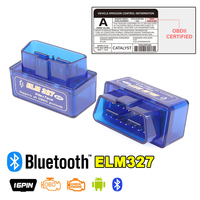 16 PIN Interface V2.1 ELM327 OBD2 Mini Code Reader Scan Tool Bluetooth Car Scanner Diagnostic-Tool OBDII OBD 2 For Android Phone