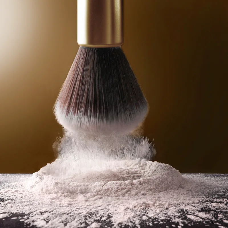 Cosmetici per trucco in polvere sciolta a 2 colori, soffio cosmetico impermeabile, controllo dell'olio a lunga durata, cosmetici per trucco in polvere sciolta schiarente opaca