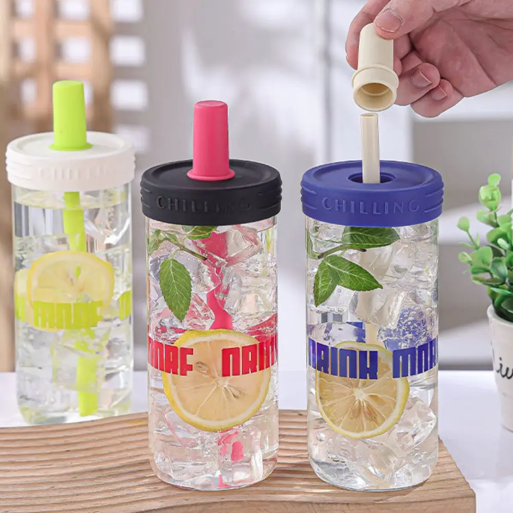 

Glass Tea Separation Straw Cup Large Capacity Leak-proof Cold Brew Tea Cup High Temperature Resistant Tea Separating Bottle