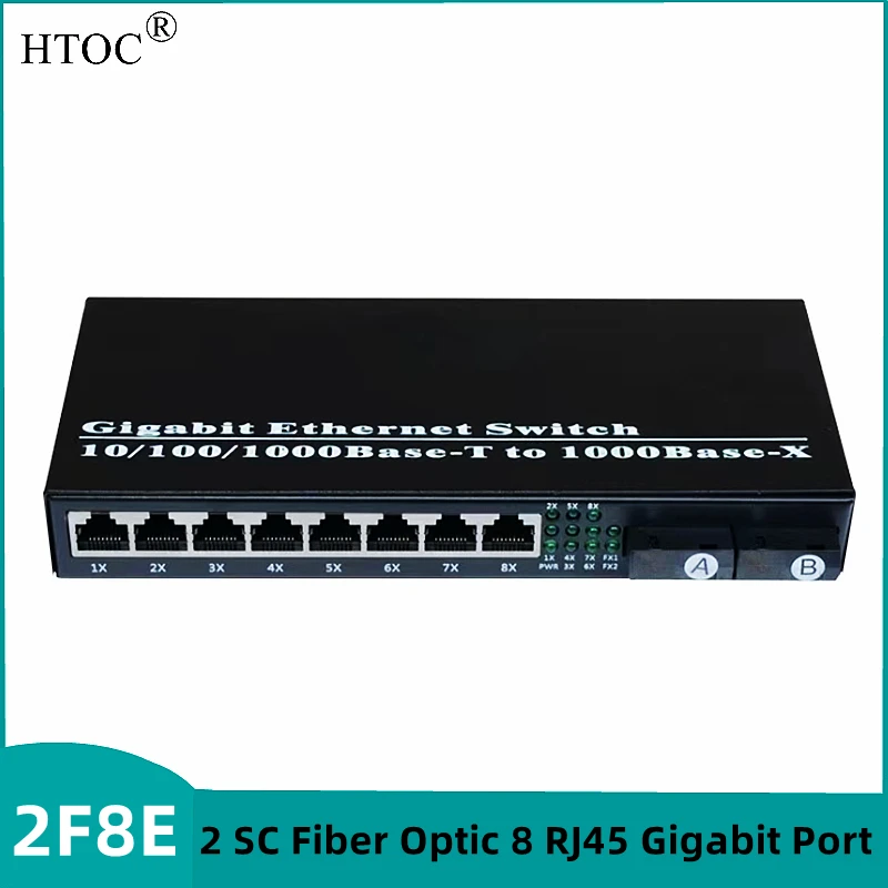 

Двухволоконный коммутатор H0 RJ45 Gigabit Ethernet, волоконный трансивер, одномодовый одноволоконный 100/1000 м, 3 км