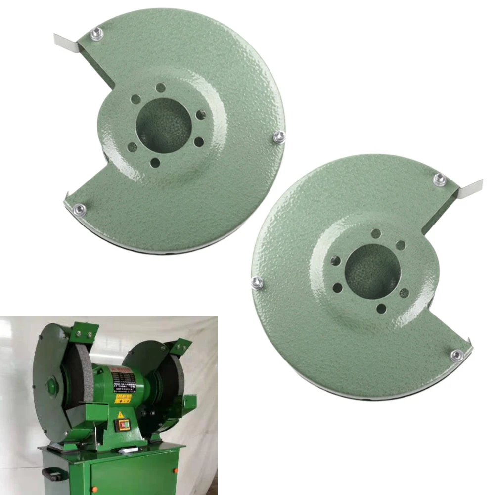 6 Inch Green Iron Grinder Wheel Safety Cover Inner Outer Set For 150 Type Angle Grinding Machine Protective Accessories Tool
