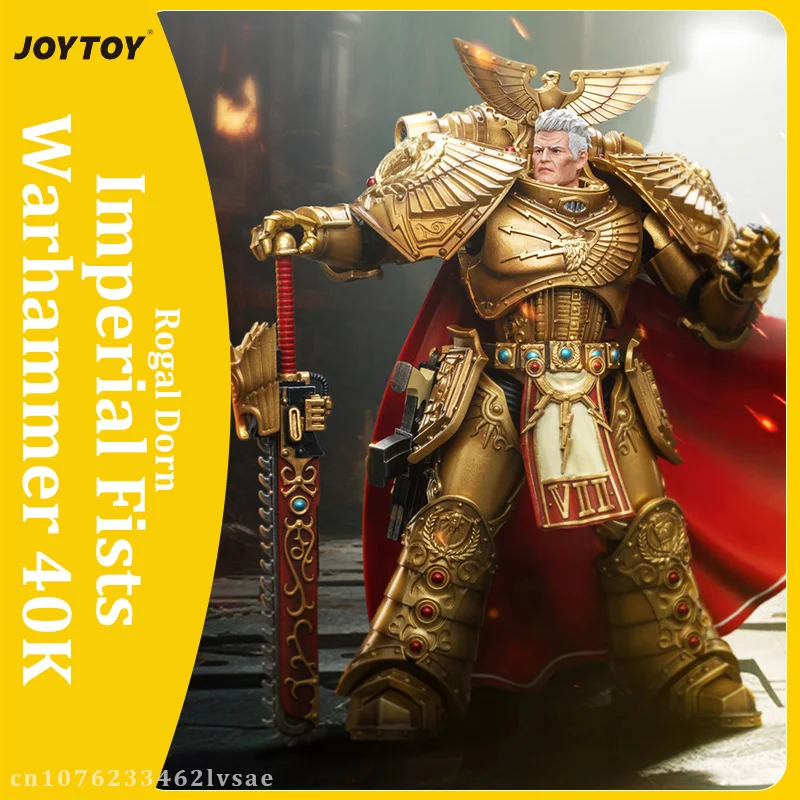 JOYTOY Warhammer 40K Imperial Fists Rogal Dorn Primarch of the Vllth Legion 1/18 Action Figure 18cm Anime Figure Decor Toy Gift