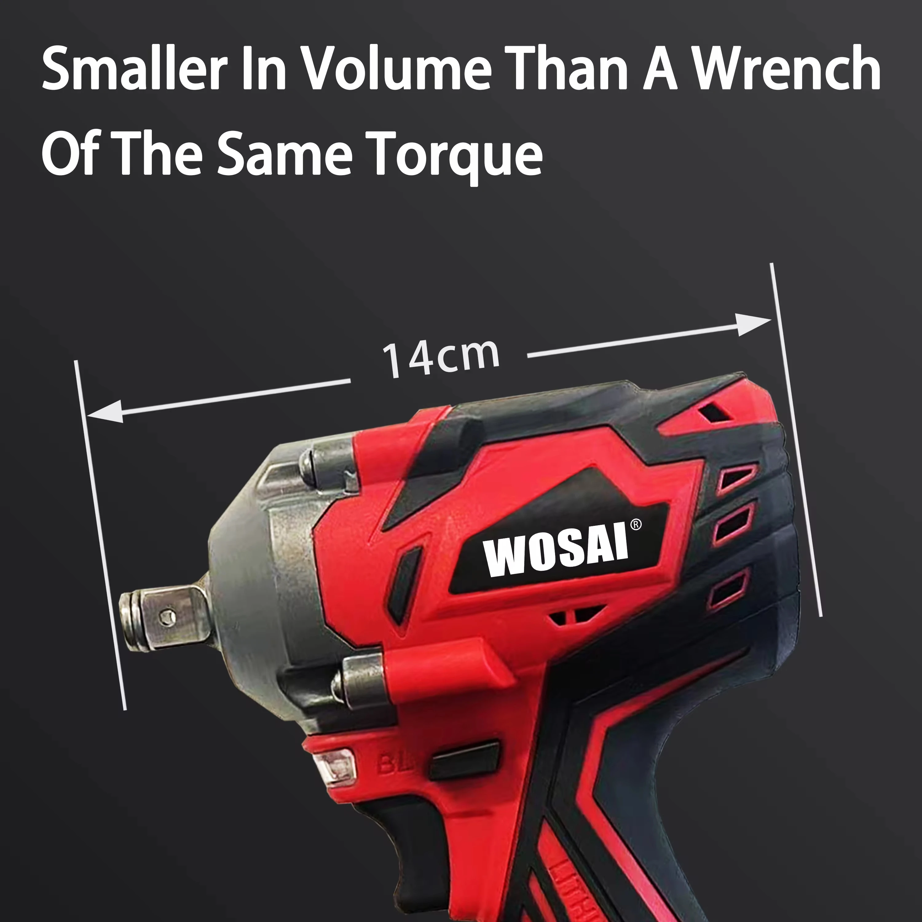 Imagem -04 - Wosai-impact Wrench Power Tool Sets Dominar Cada Tarefa com o Nosso Abrangente