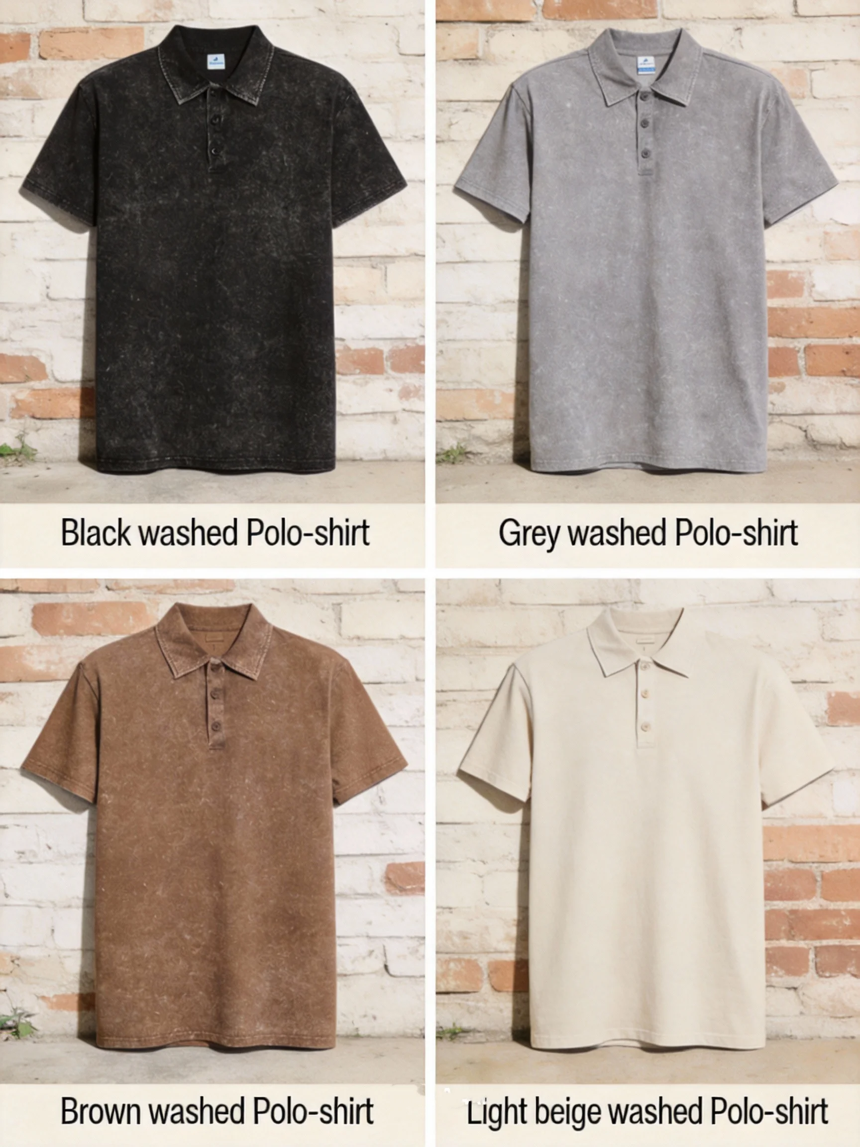 

Набор из 4 высококачественных мужских спортивных и повседневных поло-рубашек, винтажные хлопковые рубашки для гольфа, подарки на День святого Валентина