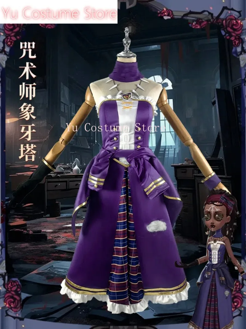 Yu Costume Identity V Patricia Dorival Conjurer Cosplay Costume Cos Game Anime Party Uniform Hallowen Play Role Clothes Clothing