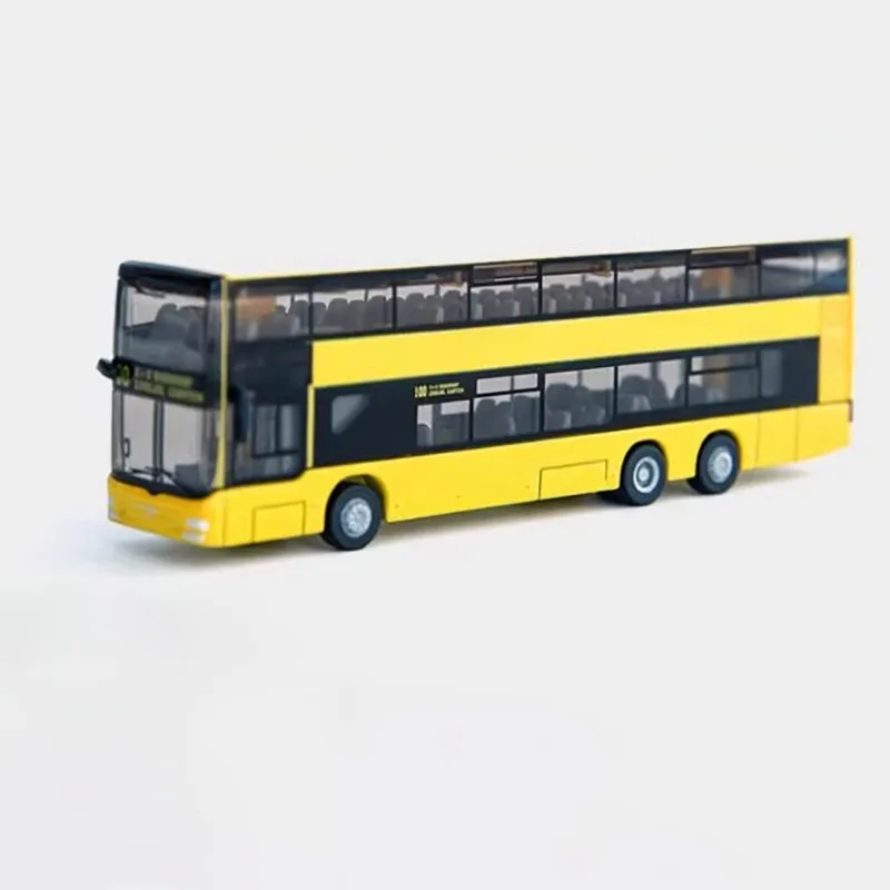 siku Diecast Scala 1:87 Autobus a due piani 1884 Modello di auto in lega Collezione di prodotti finiti Giocattolo di simulazione Modello statico Ornamento