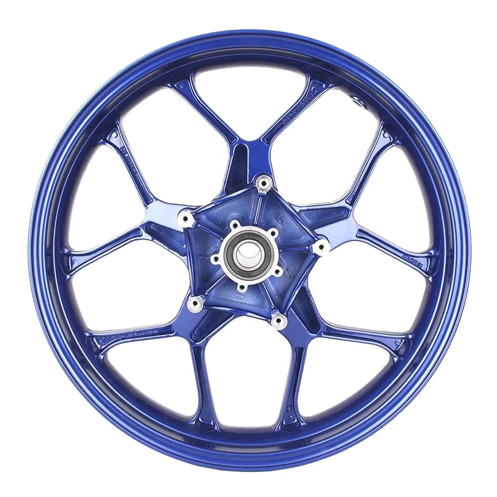 YZF-R1 2015-2022 Motorcycle Front Wheel Rim CNC Aluminum For Yamaha YZF R1 2015 2016 2017 2018 2019 2020 2021 2022 Black/Blue