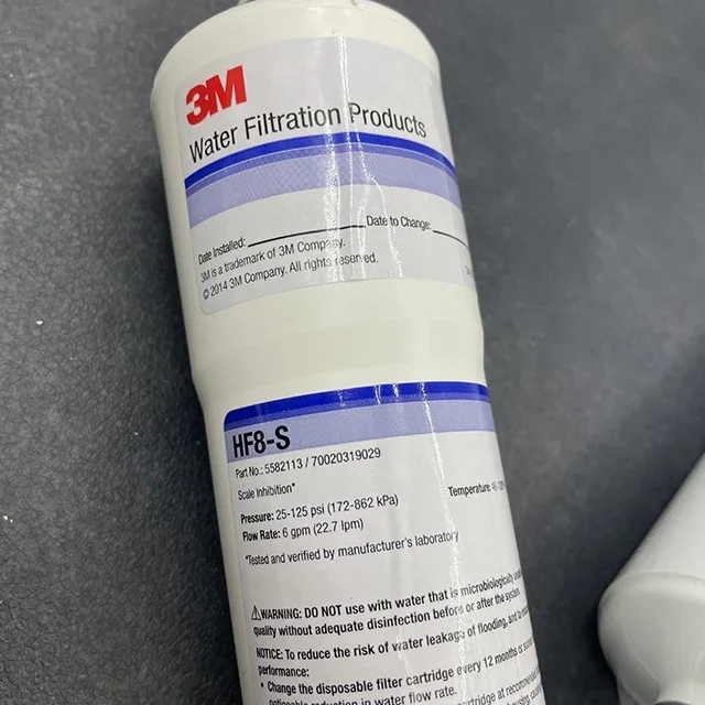 Elemento de filtro HF8-S do purificador de água 3M