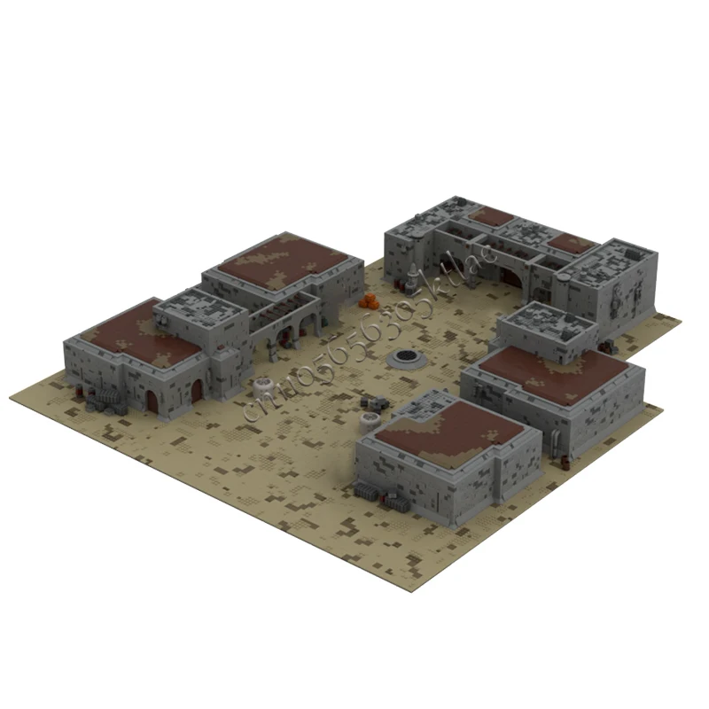 12500 PCS Space Battle Series Nikto Hideout Complete Ryloth Base Puzzle Model DIY Assembly Education Children Toy Christmas Gift