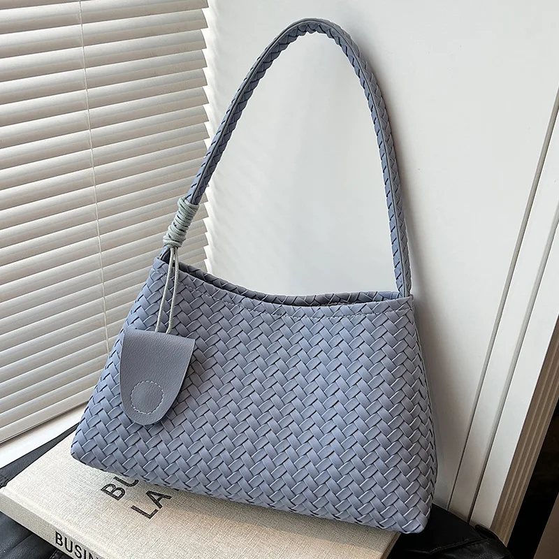 

Korean Niche Hand-woven Underarm Bags for Women Fashion Casual Mother-child Bags Large Capacity Shoulder Bag Women Bags