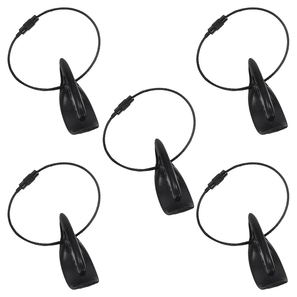 5-teiliges Flying Disc-Klemm-Set, kompakt, verschleißfest, Sport-Scheibenträger, leicht zu tragen, sicherer Halt für Wandern, Camping, Outdoor