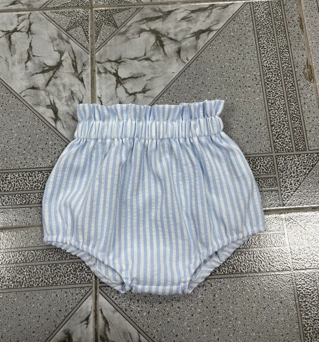 

Baby Girls Boys Casual PP Shorts Kids Summer Elastic Waistband Striped Lounge Shorts
