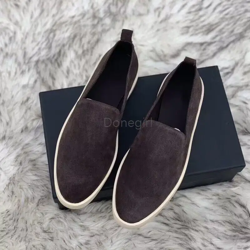 Donegirl 2023 New Women Fashion Spring Summer Leather Solid Casual Comfort Loafer Shoes Thick Sole Flat Shoes Female Versatile