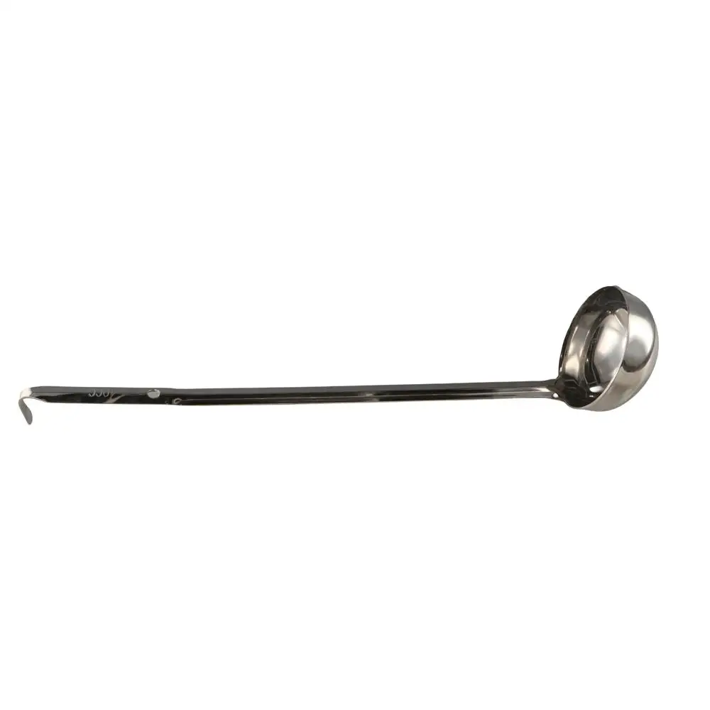 Tableware Stainless Steel Ramen Spoon Long Handle Multi-size Dinner Scoop Round Thickened Measuring Ladle Spoon Hot Pot