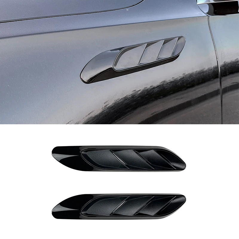 

For Mercedes-Benz E-Class W214 S214 E260 E300 AMG 2024+ Front Bumper Spoiler Fog Lamp Cover Air Knife Splitter Body Kit