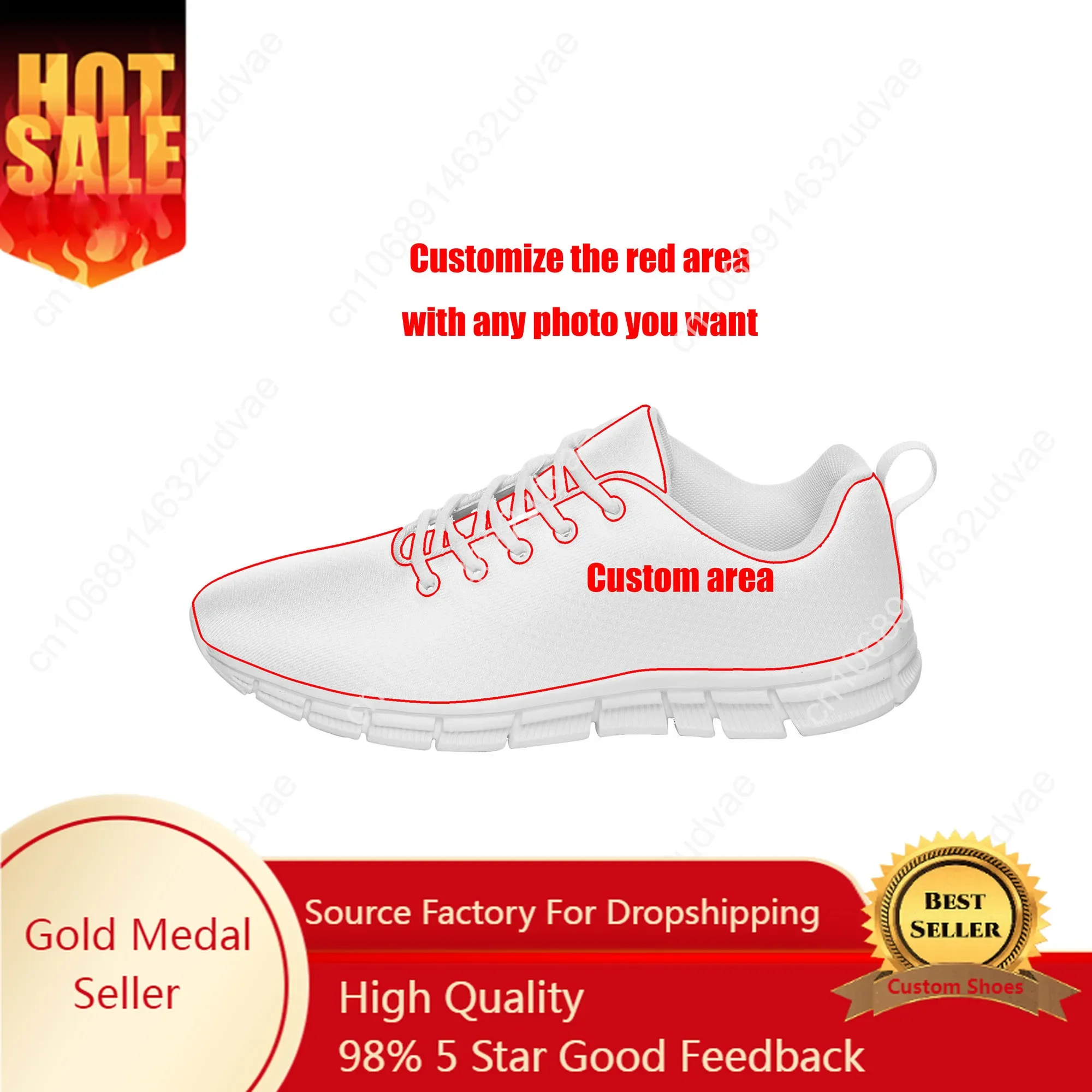 

Custom Sports Shoes Mens Womens Teenager Children Sneakers Footwear Casual Custom Made Couple Shoes For Daily Walking Running