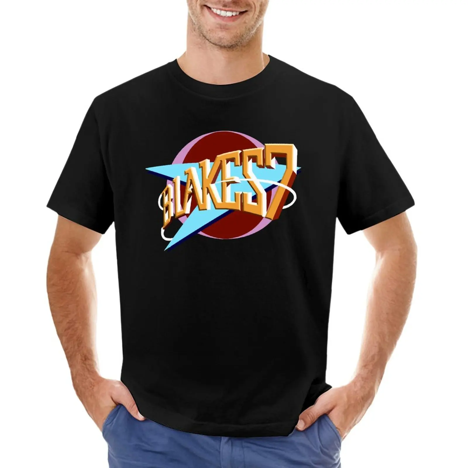 

Blakes 7 Logo T-Shirt blanks hippie clothes men clothes
