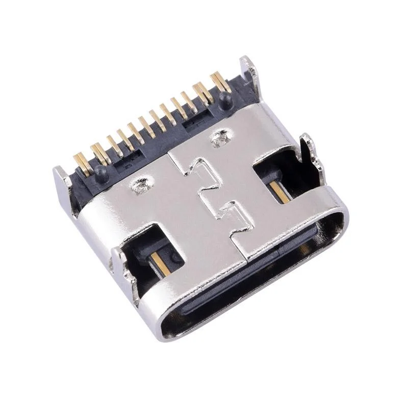 10 pcs/lot 5A 20V 6 Pin SMT Socket Connector Micro USB Connector Type C 3.1 Female Port Jack Tail Plug For high current charging