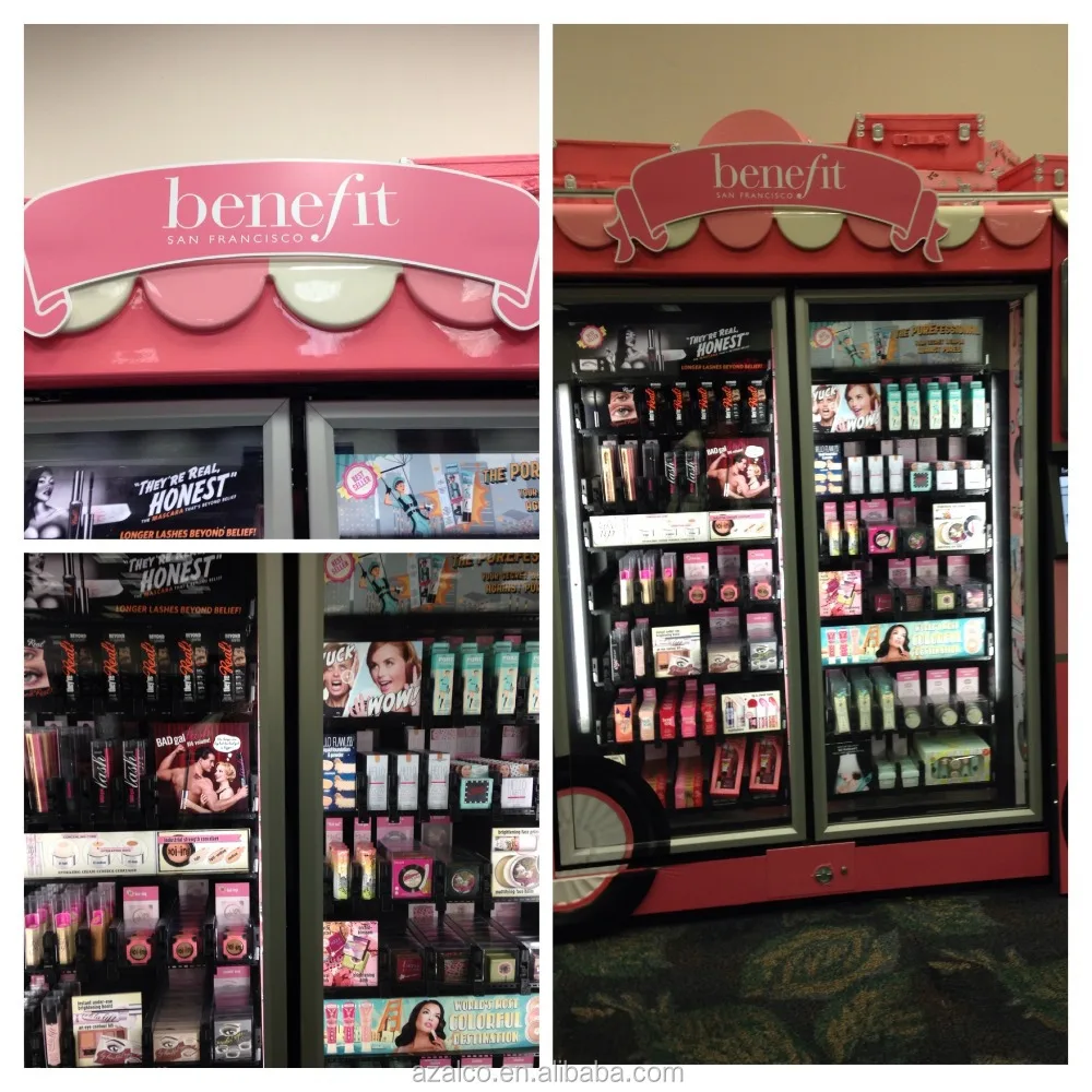 آلة بيع حزمة الشعر من بيوتي آي لاش آلة بيع مستحضرات التجميل الأوتوماتيكية في الهواء الطلق مع الإدارة عبر الإنترنت #4