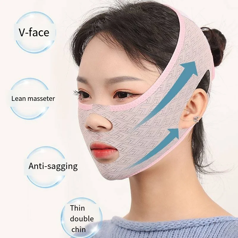 

Chin Cheek Slimming Bandage V Shaper V Line Lifting Mask Face Lifting Anti Wrinkle Strap Band Sleeping Mask Beauty Health