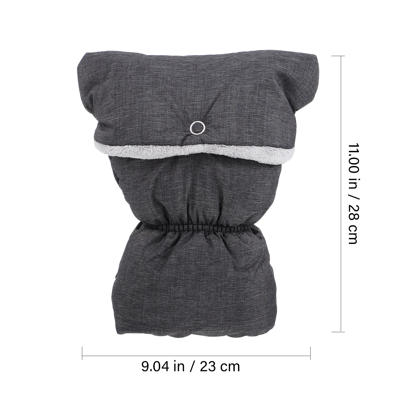 Guantes para cochecito de bebé, manguitos de mano de lana de 3 capas para el calor del invierno, protección anticongelante, accesorios para cochecito, 1 par