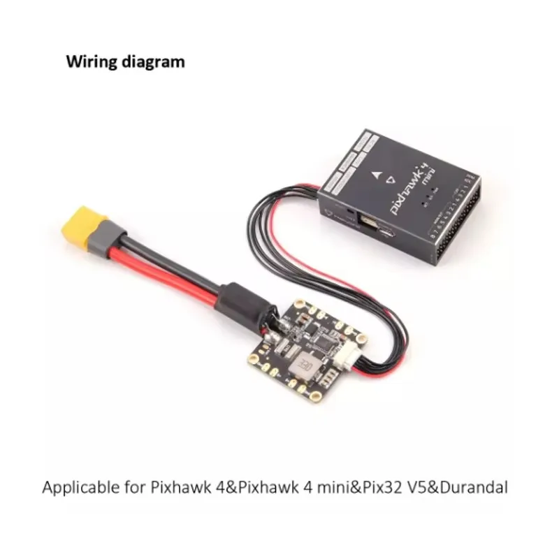 Holybro PM06 V2 14S modulo di alimentazione 2S-14S tensione di ingresso 60A corrente nominale per Pixhawk 4,Pixhawk 4 Mini,Durandal,Pix32