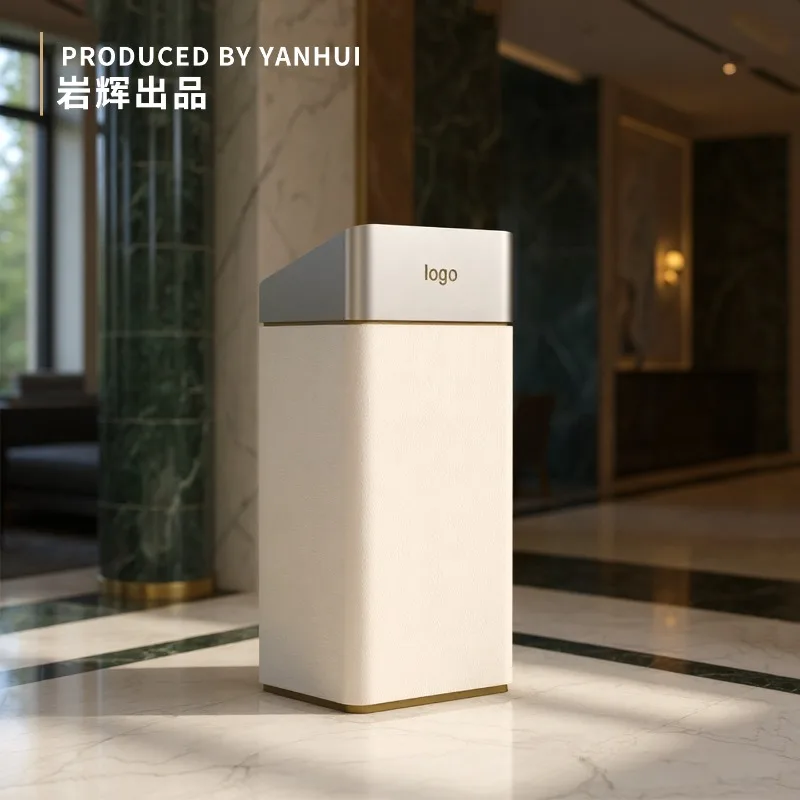 Light luxury simple front desk beauty salon information desk