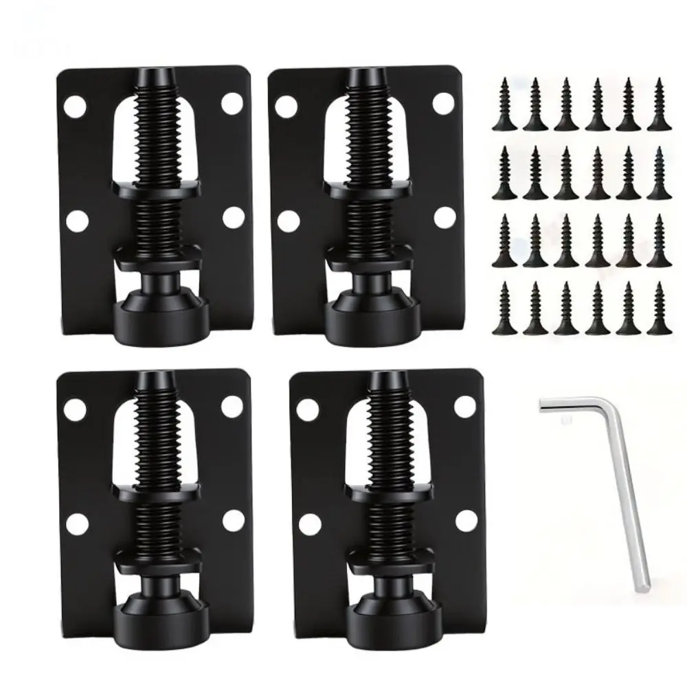 4pcs Adjustable Height Furniture Leveling Feet L Shape Non-Scratch Furniture Leveler Legs Anti-slip Versatile Chair Side Bracket