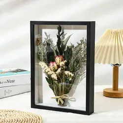 Creative Hollow Dried Flower Plant Photo Frame Handmade DIY Display 3D Picture Frame Deep Large Shadow Box Display Case 액자