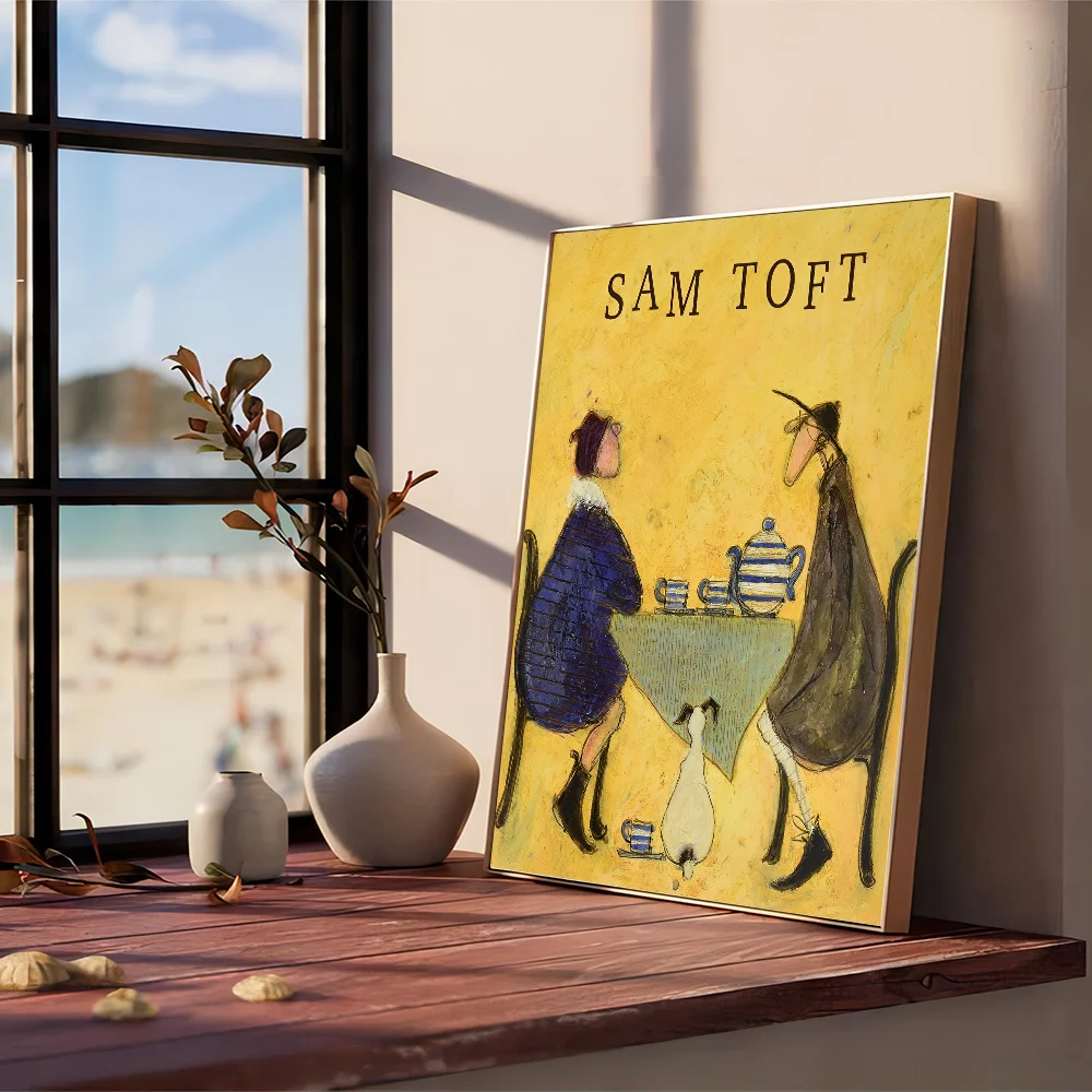 Sam Toft Art Klasyczne plakaty filmowe Fantazyjna naklejka ścienna do salonu Dekoracja baru Dekoracja ścienna pokoju