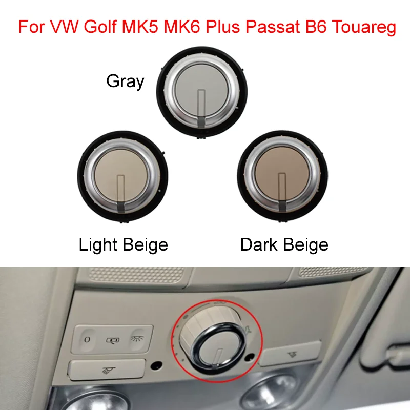 1K0959613C Interior SunRoof Light Switch For VW Golf MK5 MK6 Plus Passat B6 Touareg 3AD9596132EN 3AD959613PA2 3AD050613H67