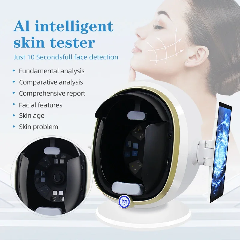 Facial skin scanning analyzer