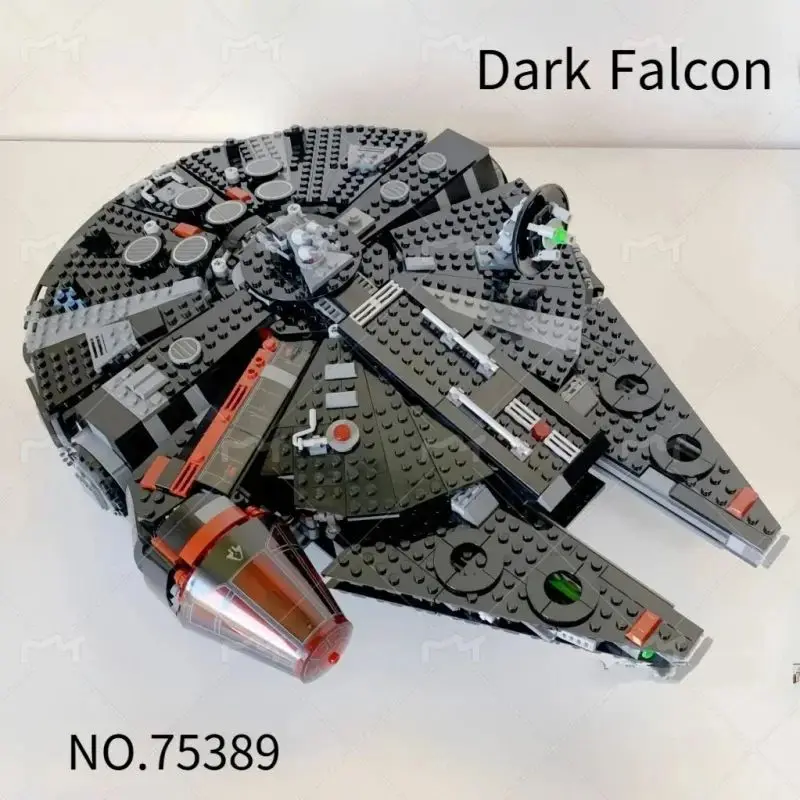 Movie Themed Black Spaceship VehicleModel Desktop Home Ornament, Perfect Holiday & Birthday Gift for Sci-Fi Fans and Collectors
