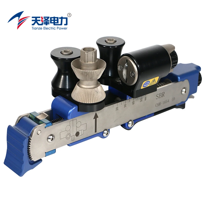 CSR-1654 Manual Insulation Cable Stripper For Aluminum Polyethylene PE Cable Industrial & DIY Grade Customized Support
