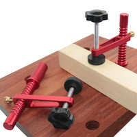 19/20MM Hold Fast Hold Down Bench Dog Clamp Woodworking Spiral Desktop Quick Acting Hold Down Clamp Adjustable Fast Fixed Clip